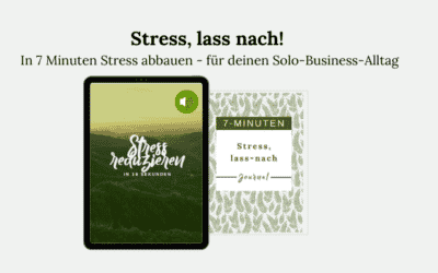 Stress abbauen in 7 Minuten: Atem-Übung & Journal für den Business-Alltag